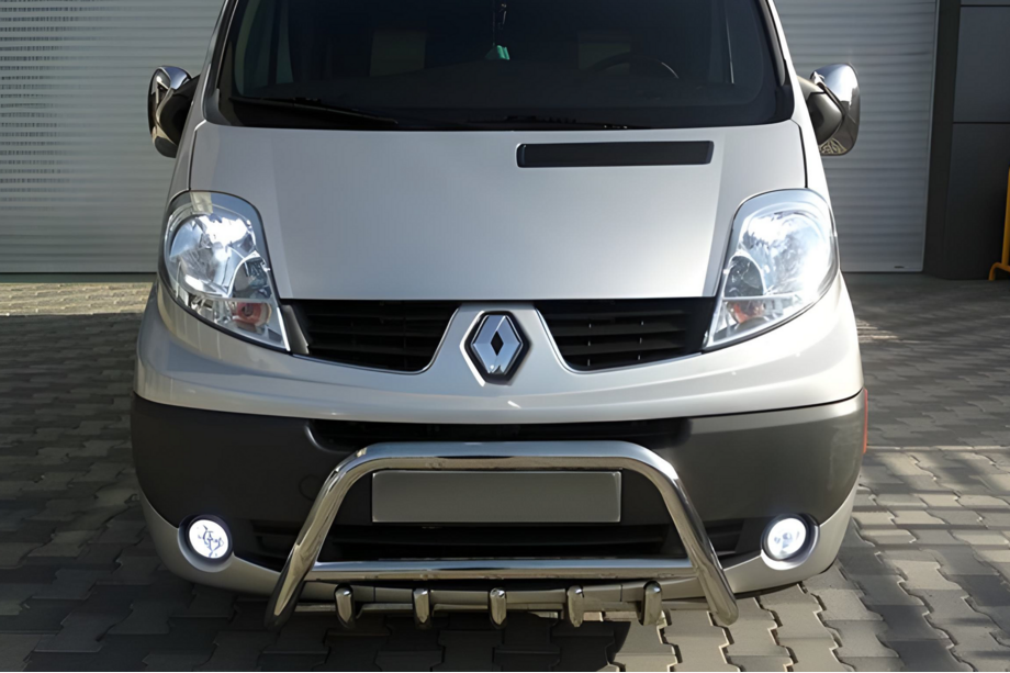 Renault Trafic 2001–2015 гг. Кенгурятник WT003-4 (нержавейка) Image