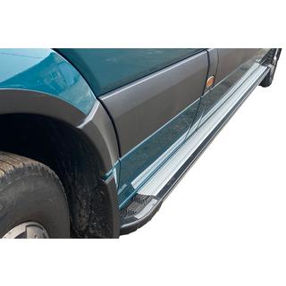 Боковые Подножки Rainbow (2 шт., Алюминий) Volkswagen Crafter 2006-2016 гг. фото 2