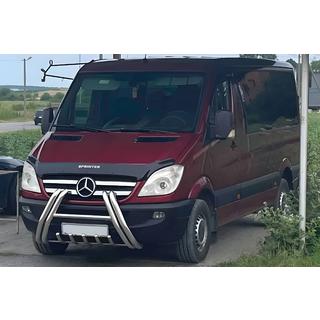 Передняя защита F1-01M (2006-2013, Нержавейка)