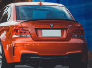 BMW 1 серия E81/E82/E87/E88 2004-2011 гг. Спойлер P-Style (для E82, Черный Глянец) фото 1