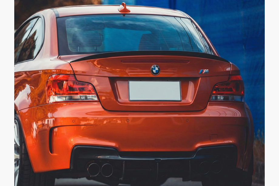 BMW 1 серия E81/E82/E87/E88 2004-2011 гг. Спойлер P-Style (для E82, Черный Глянец) Image