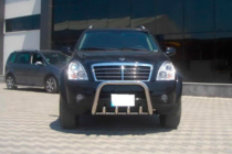 SsangYong Rexton I 2001-2017 гг. Кенгурятник QT006 (нержавейка) фото 4