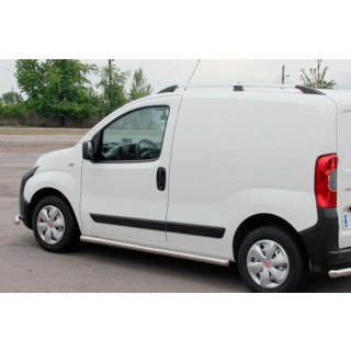 Боковые трубы Ø60 (2 шт., Нержавейка) Peugeot Bipper 2008-2017 гг. фото 1