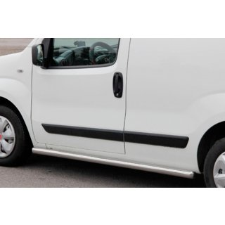 Боковые трубы Ø60 (2 шт., Нержавейка) Peugeot Bipper 2008-2017 гг. фото 2