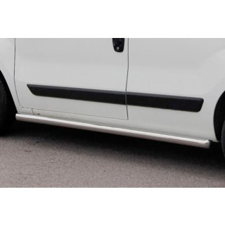 Боковые трубы Ø60 (2 шт., Нержавейка) Peugeot Bipper 2008-2017 гг. фото 3