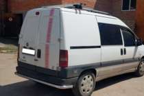 Fiat Scudo 1996-2007 гг. Задняя Защита AK005 (Нержавейка) фото 3