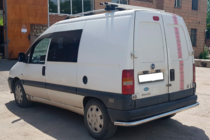 Fiat Scudo 1996-2007 гг. Задняя Защита AK005 (Нержавейка) фото 2