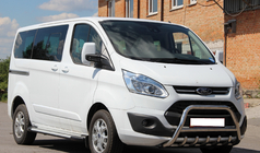 Ford Custom 2013-2022 гг. Кенгурятник WT003 (нержавейка) фото 4