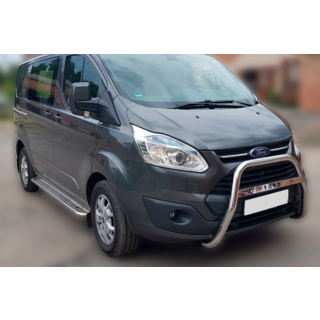 Кенгурятник WT006 F1-55 (нержавейка) Ford Custom 2013-2022 гг.