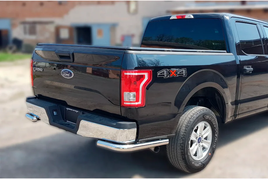 Ford F-150 2014-2021 гг. Задние уголки AK003 (2 шт., нержавейка) Фото 3