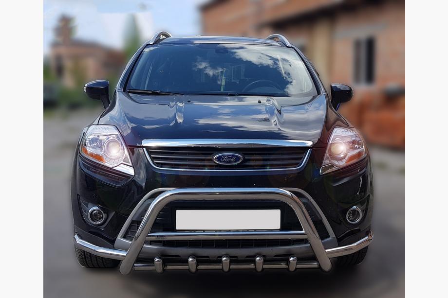 Ford Kuga 2008-2013 гг. Кенгурятник WT003-Exclusive (нерж.) Image