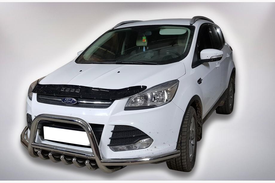 Ford Kuga/Escape 2013-2019 гг. Кенгурятник WT003-Exclusive (нерж.) Фото 3