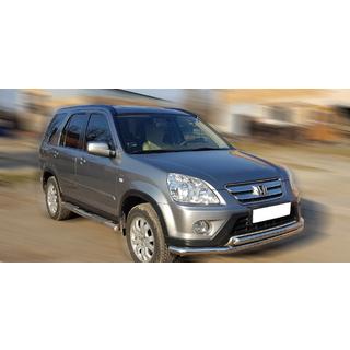 Передняя защита ST014 (нержавейка) фото 2