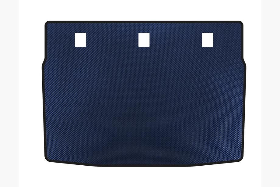 Kia Forte 2008-2024 гг. Коврик в багажник EVA (2008-2012, Синий) Image