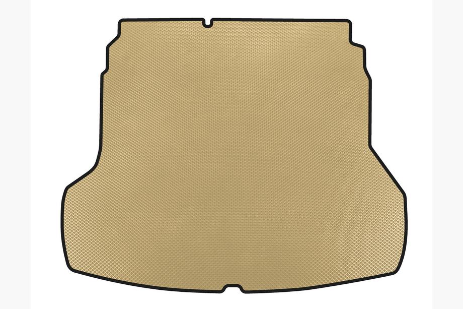 Kia Forte 2008-2024 гг. Коврик в багажник EVA (2018-2021, Бежевый) Image