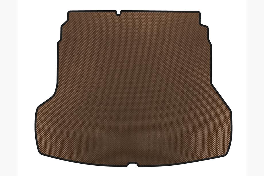 Kia Forte 2008-2024 гг. Коврик в багажник EVA (2018-2021, Коричневый) Image