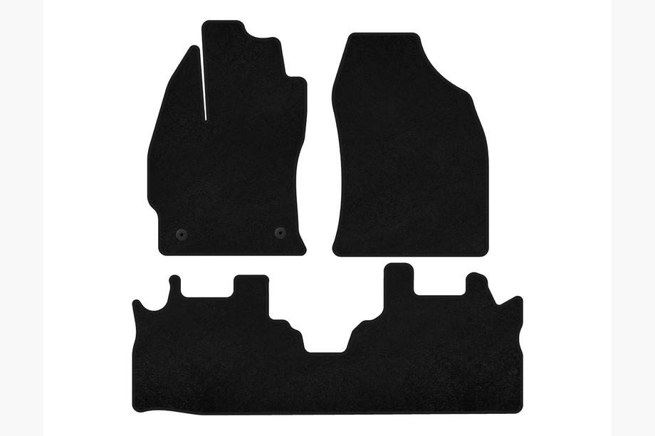 Текстильные коврики Classic (2 ряда, Черный) Image