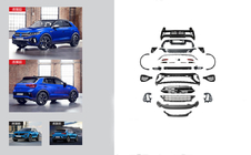 Volkswagen T-Roc 2017-2025 гг. Комплект рестайлинга в 2022+ R фото 1