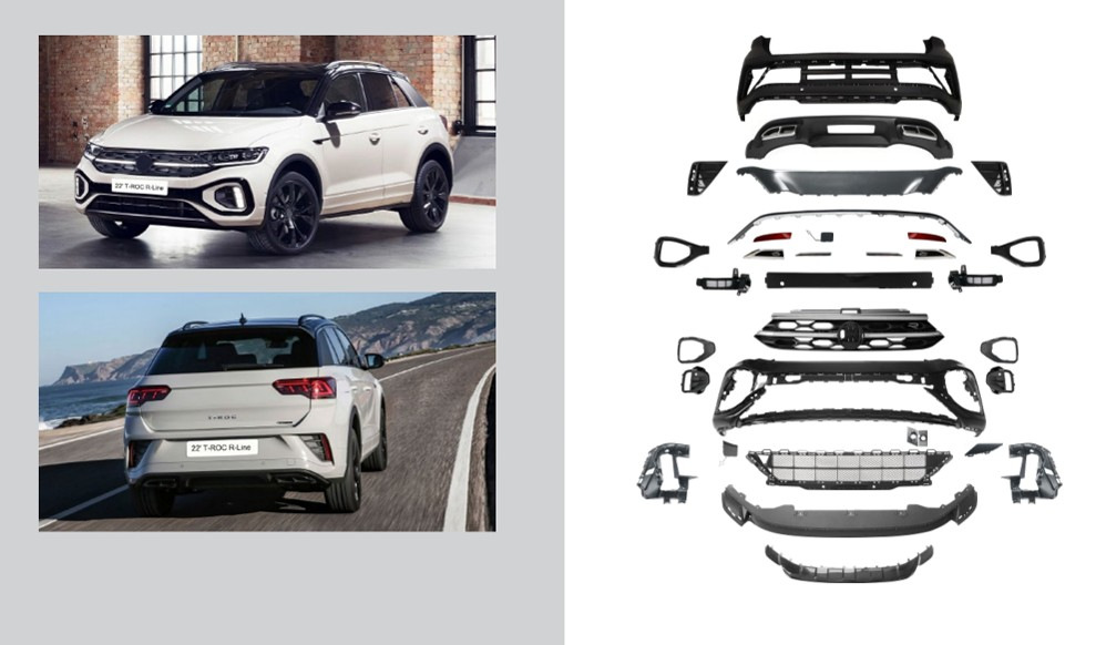 Комплект обвісів R-Line (Для 2022-2026) для Volkswagen T-Roc рр