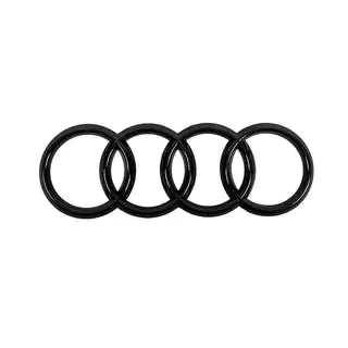 Передняя эмблема Audi Black (285 мм x 100 мм) фото 1