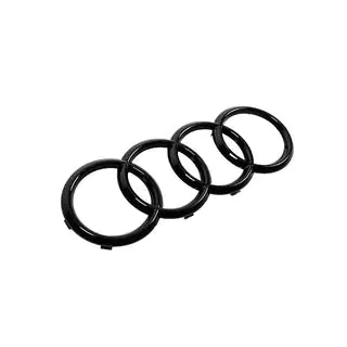 Передняя эмблема Audi Black (285 мм x 100 мм) фото 3