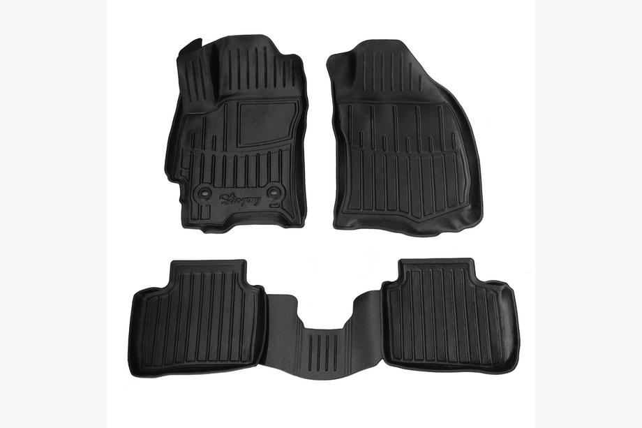 Ford Mondeo 2000-2007 гг. Резиновые коврики Stingray 3D (4 шт) Image