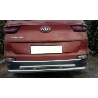 Задняя защита AK002-2 (нерж. сталь) фото 2