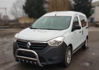 Dacia Lodgy 2012-2022 гг. Кенгурятник WT003 (нержавейка) фото 4