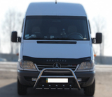 Mercedes Sprinter W901/902/903/904/905 1995–2006 гг. Кенгурятник WT003 (нержавейка) фото 1