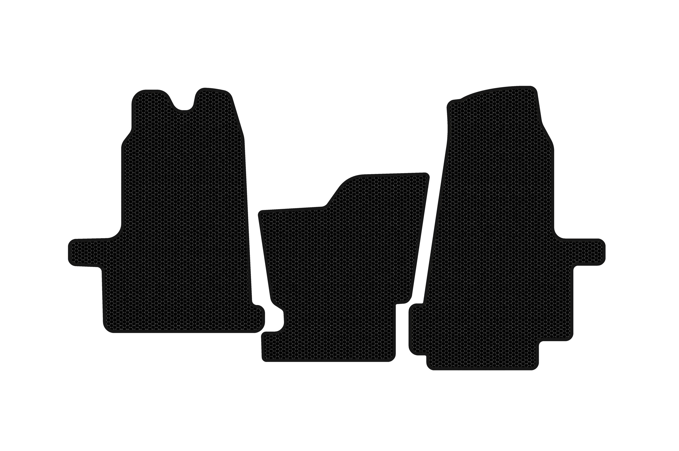 Гумові килимки Carsuit (2000-2006, АКПП, чорні) для Ford Transit рр