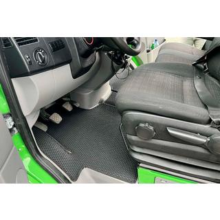 Резиновые Коврики Carsuit V1 (Черные) Volkswagen Crafter 2006-2016 гг. фото 1