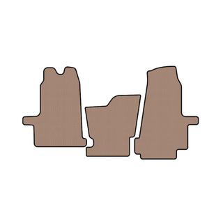 Резиновые коврики Carsuit (2000-2006, автомат, бежевые) Ford Transit 2000–2014 гг. фото 1
