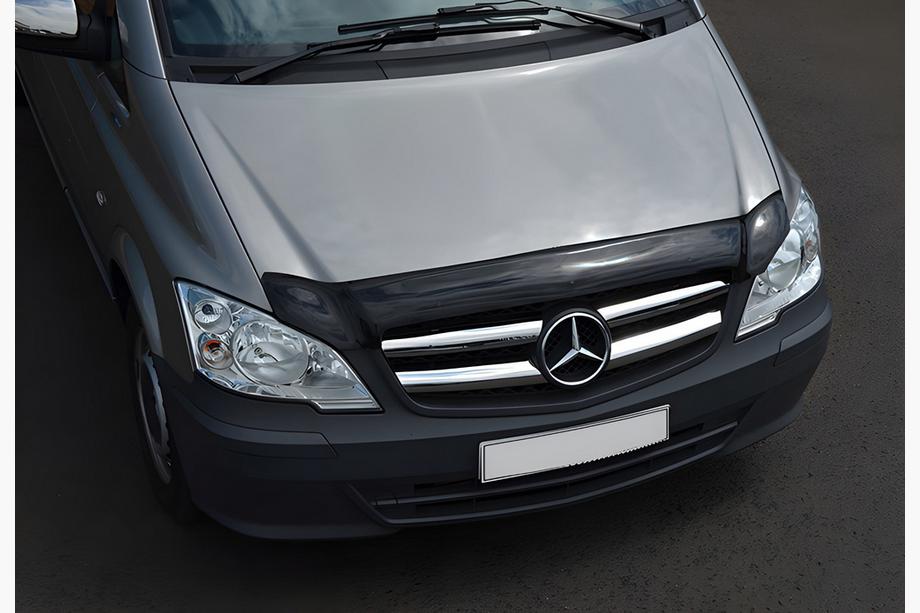 Mercedes Viano 2004-2014 гг. Дефлектор капота (2010-2014, EuroCap) Фото 5