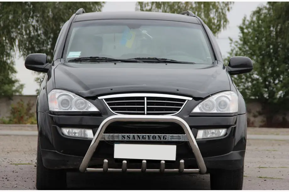 SsangYong Kyron 2005-2014 гг. Кенгурятник WT004 Нержавейка Image