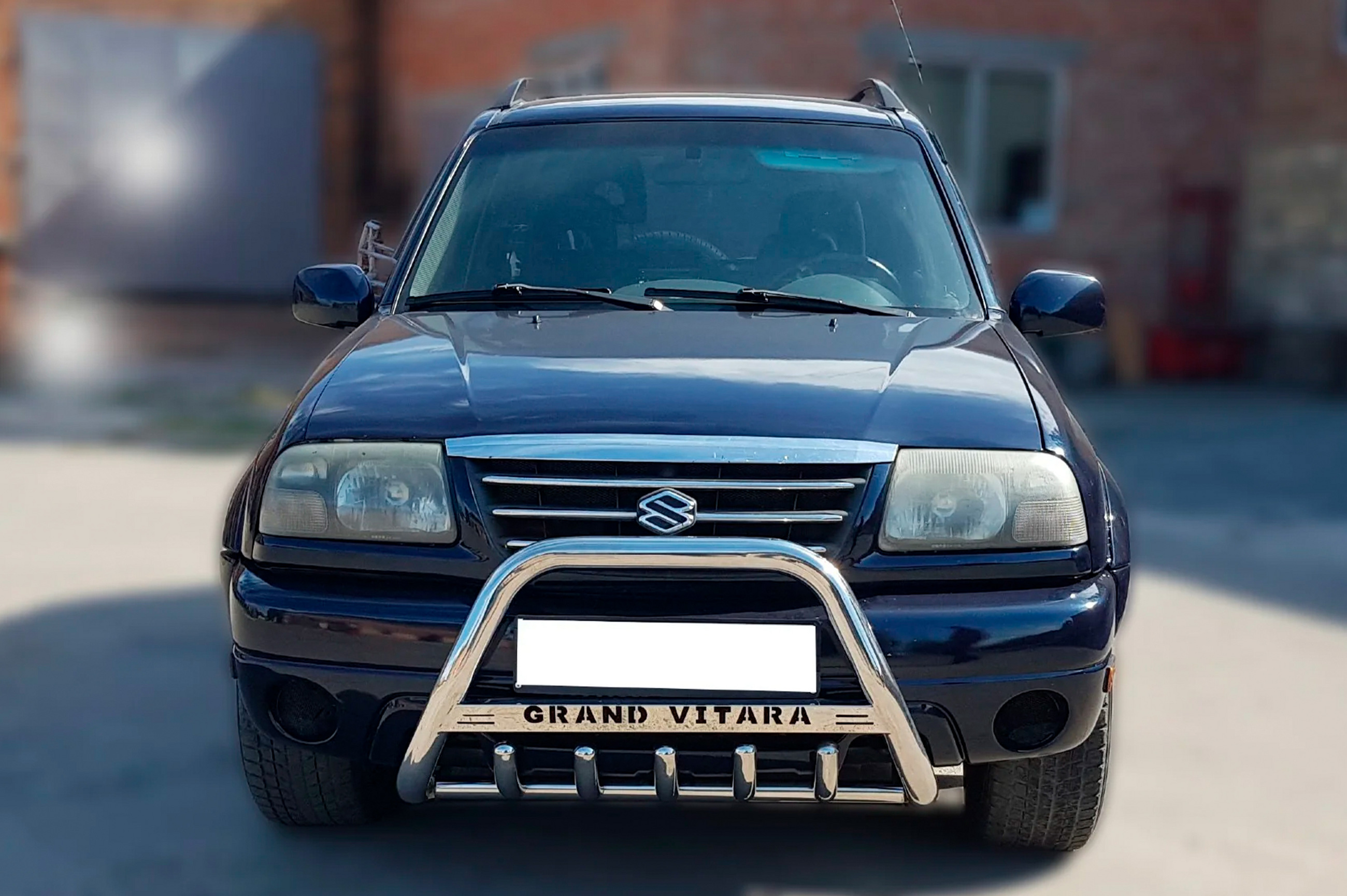 Кенгурятник WT004 (нерж) для Suzuki Vitara 1998-2006 рр