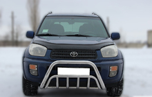 Toyota Rav 4 2001-2005 гг. Передняя Дуга WT002 (Нержавейка) фото 1
