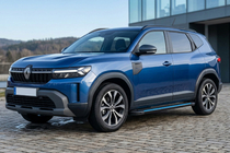 Dacia Duster 2024- гг. Боковые Подножки Maya Blue (2 шт., Алюминий) фото 1