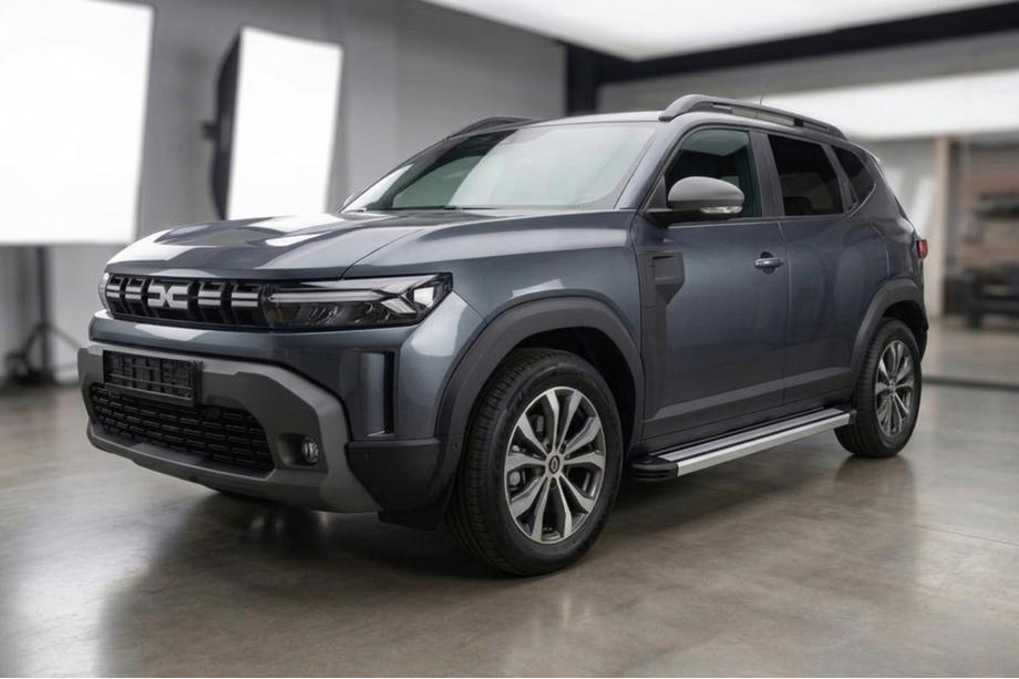 Dacia Duster 2024- гг. Боковые Подножки Maya V4 (2 шт., Алюминий) Image