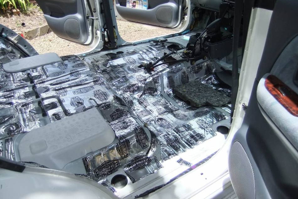 На сколько тяжелее машина после шумоизоляции?