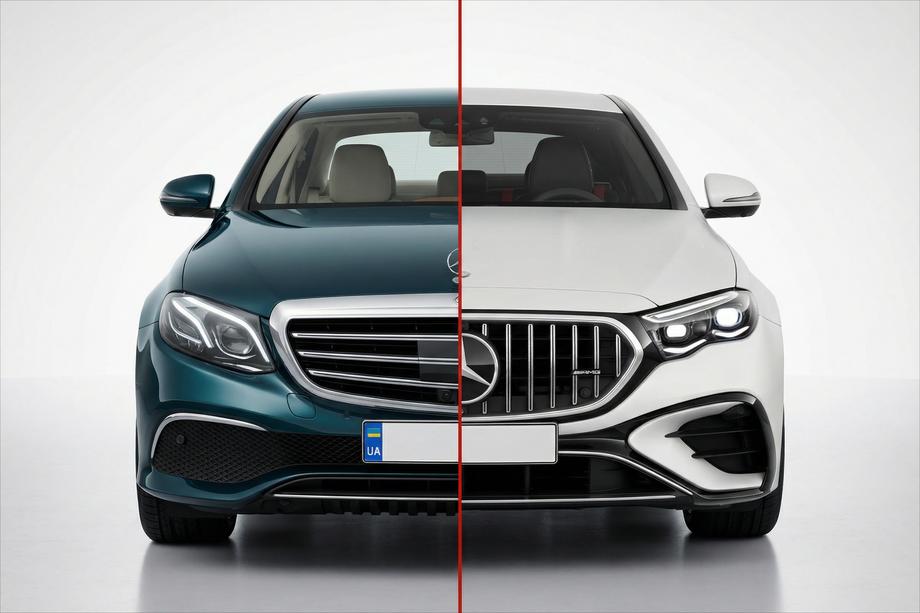 Mercedes E-сlass W213 2016-2023 гг. Комплект рестайлинга в W214 AMG E53 Image