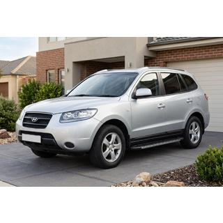 Боковые Подножки Duru (2 шт., Алюминий) Hyundai Santa Fe 2 2006-2012 гг. фото 1