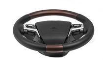 Toyota Land Cruiser Prado 150 2009-2023 гг. Руль с подогревом (темное дерево) фото 2