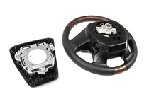 Toyota Land Cruiser Prado 150 2009-2023 гг. Руль с подогревом (темное дерево) фото 11