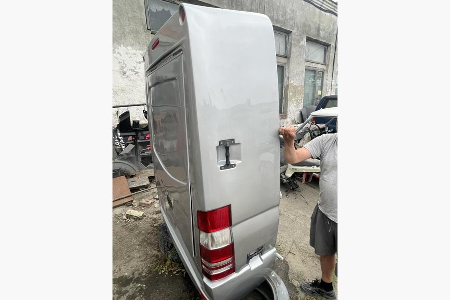 Mercedes Sprinter W906 2006–2018 гг. Багажник на Крышу (Серый) Фото 3