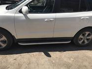 Hyundai Santa Fe 2 2006-2012 гг. Боковые Подножки Tayga Grey (2 шт., Алюминий) фото 2
