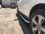 Hyundai Santa Fe 2 2006-2012 гг. Боковые Подножки Tayga Grey (2 шт., Алюминий) фото 3