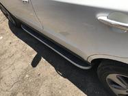 Hyundai Santa Fe 2 2006-2012 гг. Боковые Подножки Tayga Grey (2 шт., Алюминий) фото 5