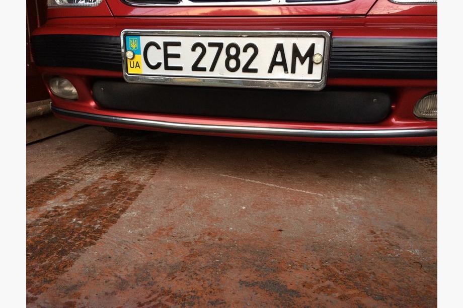 Daewoo Lanos 1998-2017 гг. Зимняя накладка на решетку (нижняя) Матовый Фото 2