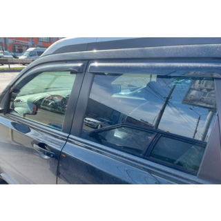 Передние ветровики (2 шт, HIC) Nissan X-trail T31 2007-2014 гг. фото 3