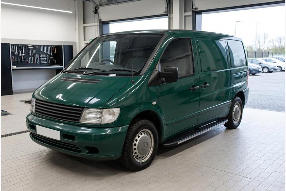 Mercedes Vito W638 1996-2003 гг. Боковые Подножки Duru (2 шт., Алюминий) Фото 1